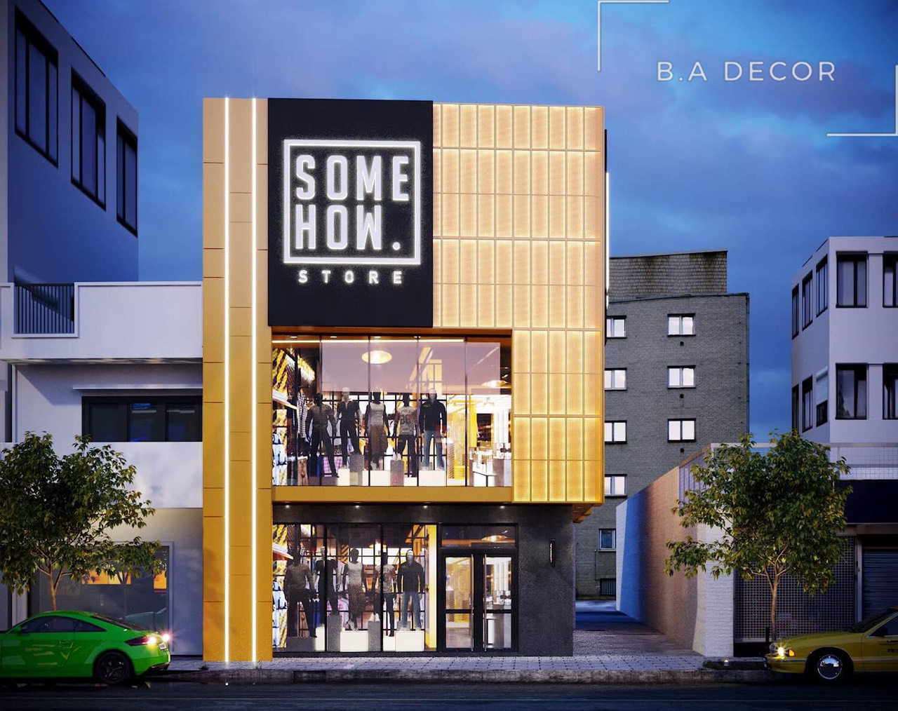 THI CÔNG DỰ ÁN SHOP THỜI TRANG SOME HOW