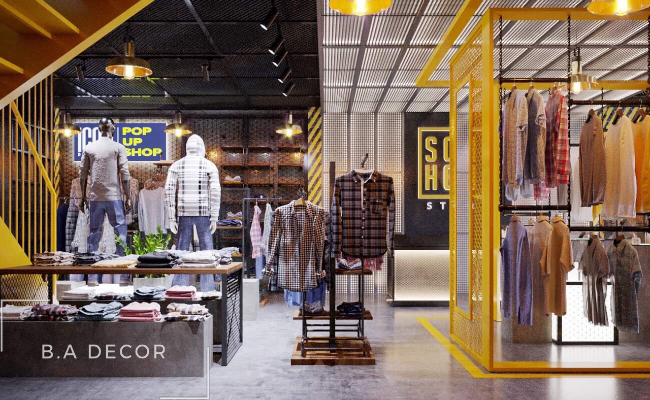 THI CÔNG DỰ ÁN SHOP THỜI TRANG SOME HOW