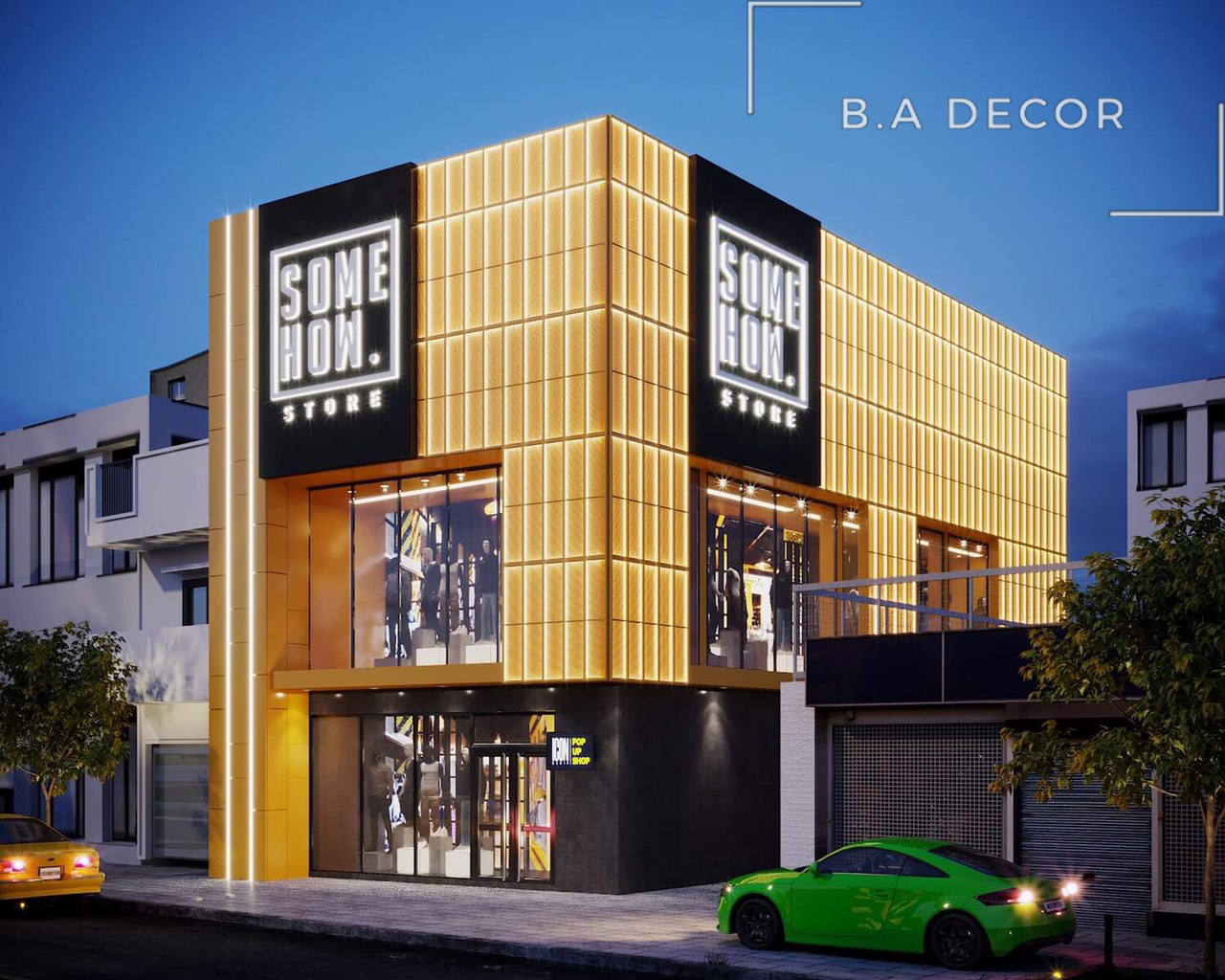 THI CÔNG DỰ ÁN SHOP THỜI TRANG SOME HOW