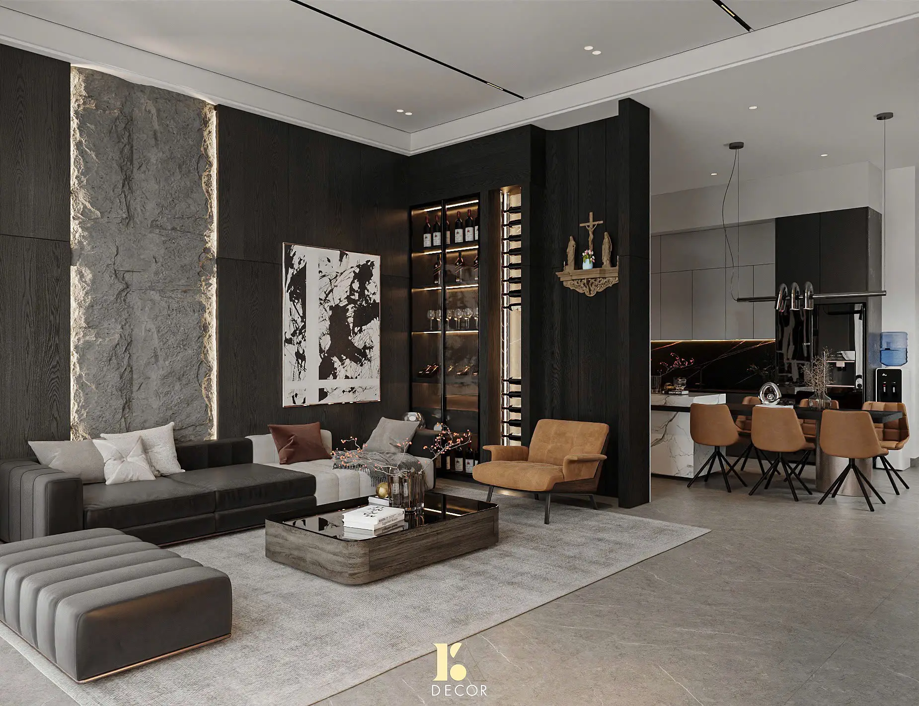 Thiết kế nội thất nhà phố 160m2