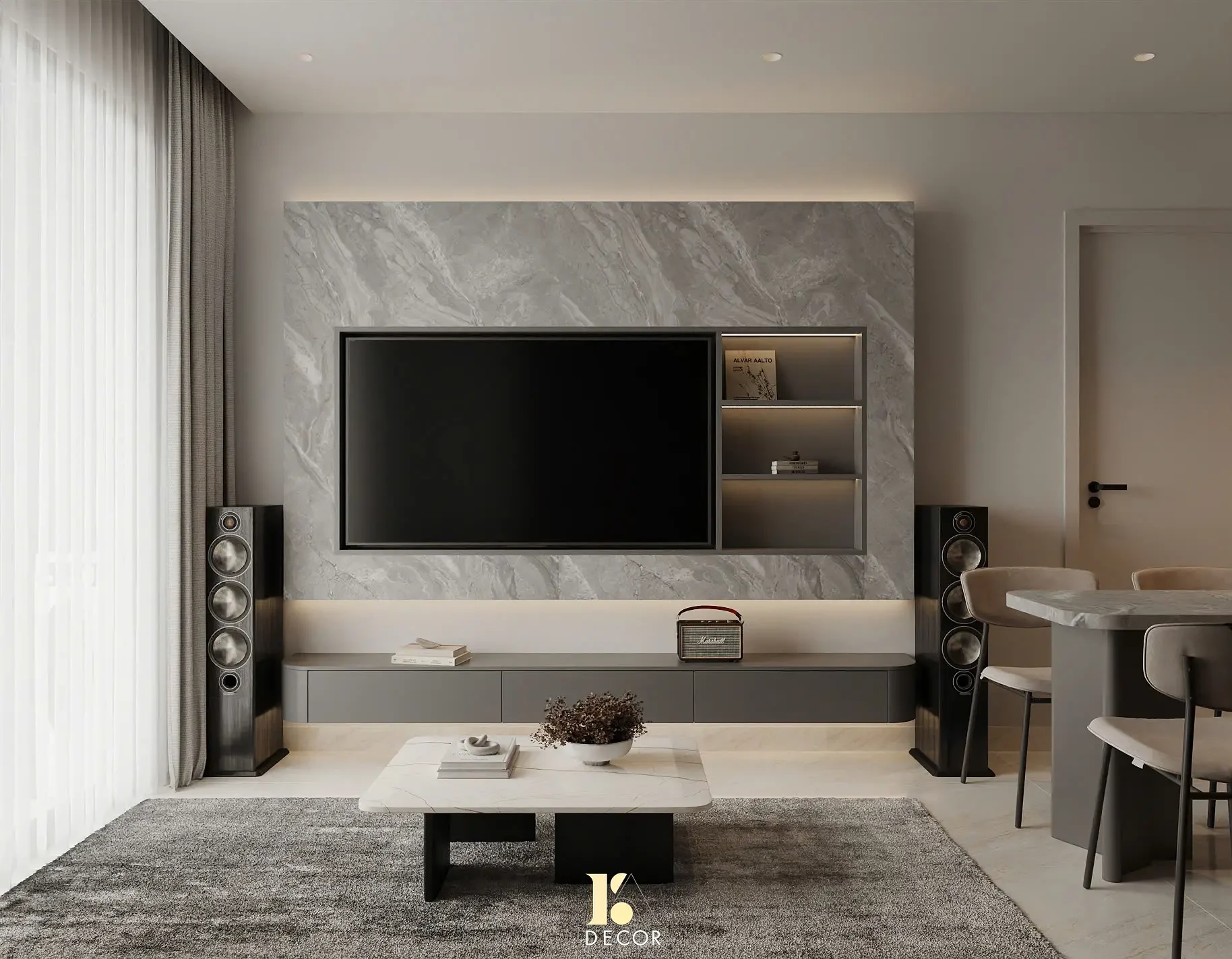 thi công nội thất trọn gói tại B.A Decor