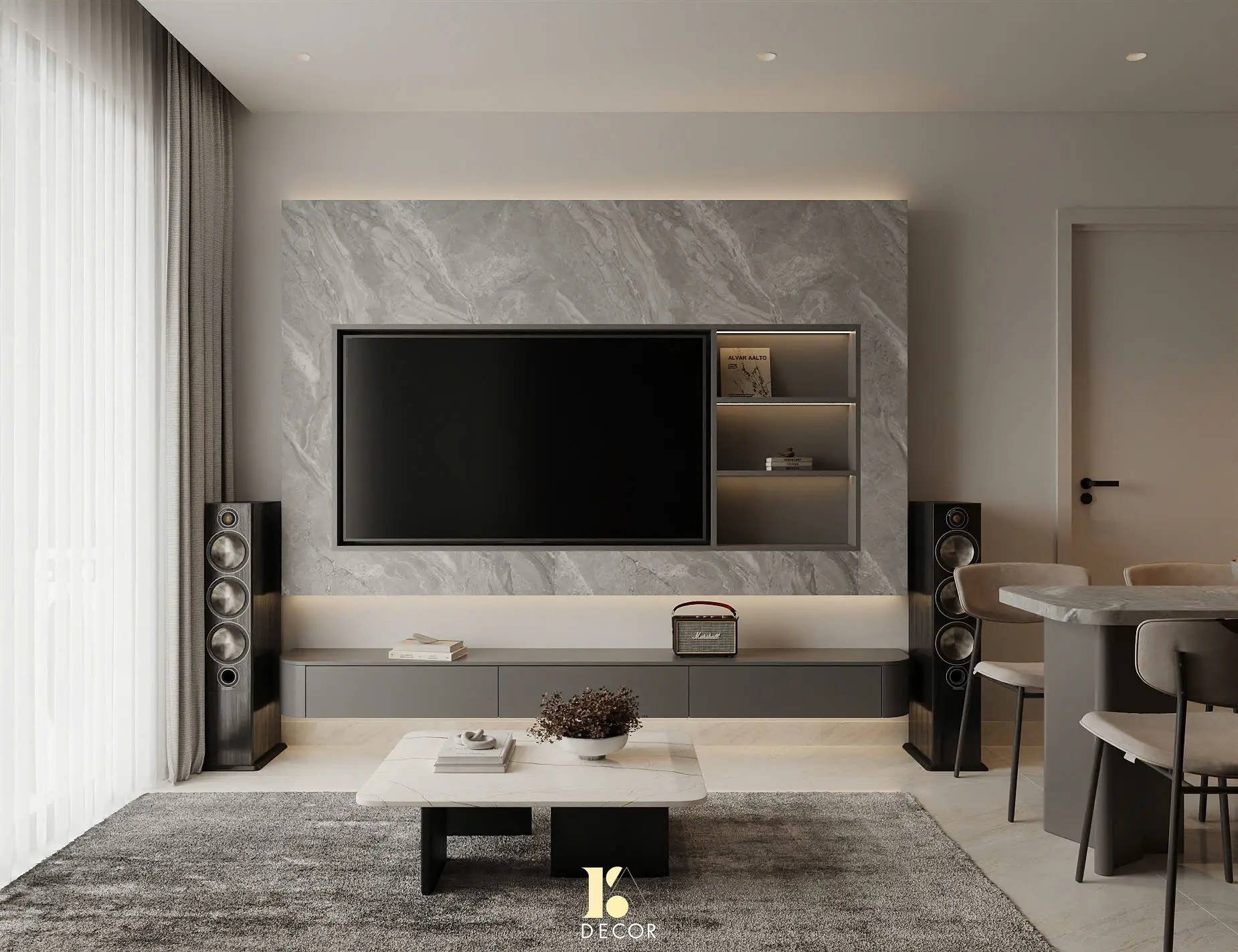 thi công nội thất trọn gói tại B.A Decor